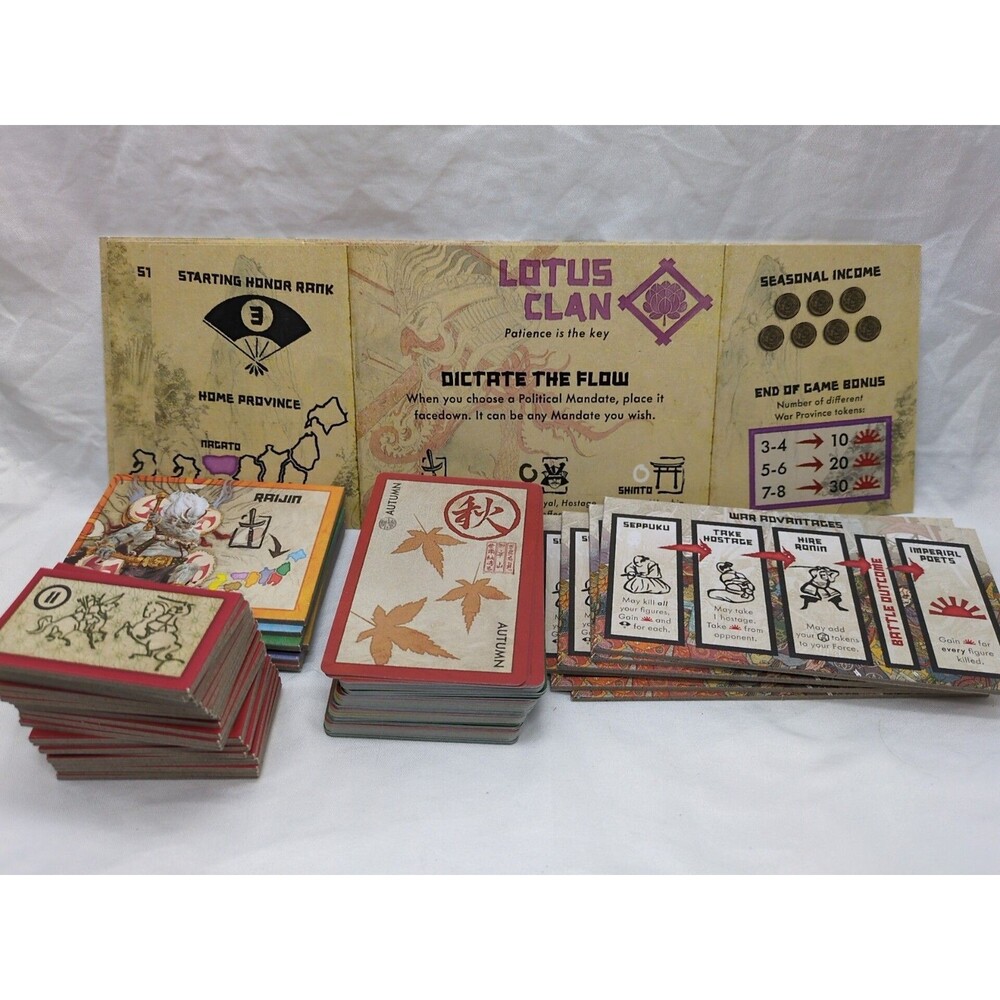 (100+) Rising Sun Board Game Bits And Pieces